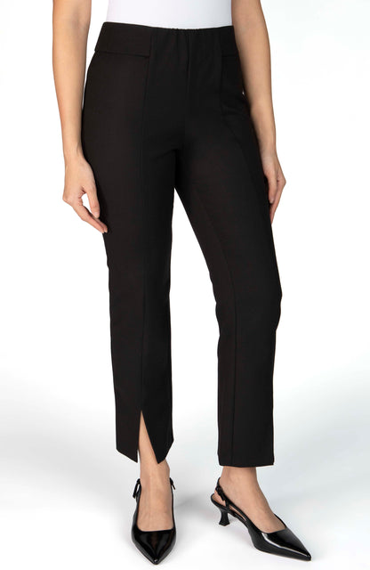 The Phillip Slit Pant - Onyx