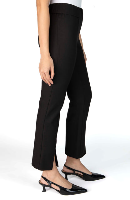 The Phillip Slit Pant - Onyx