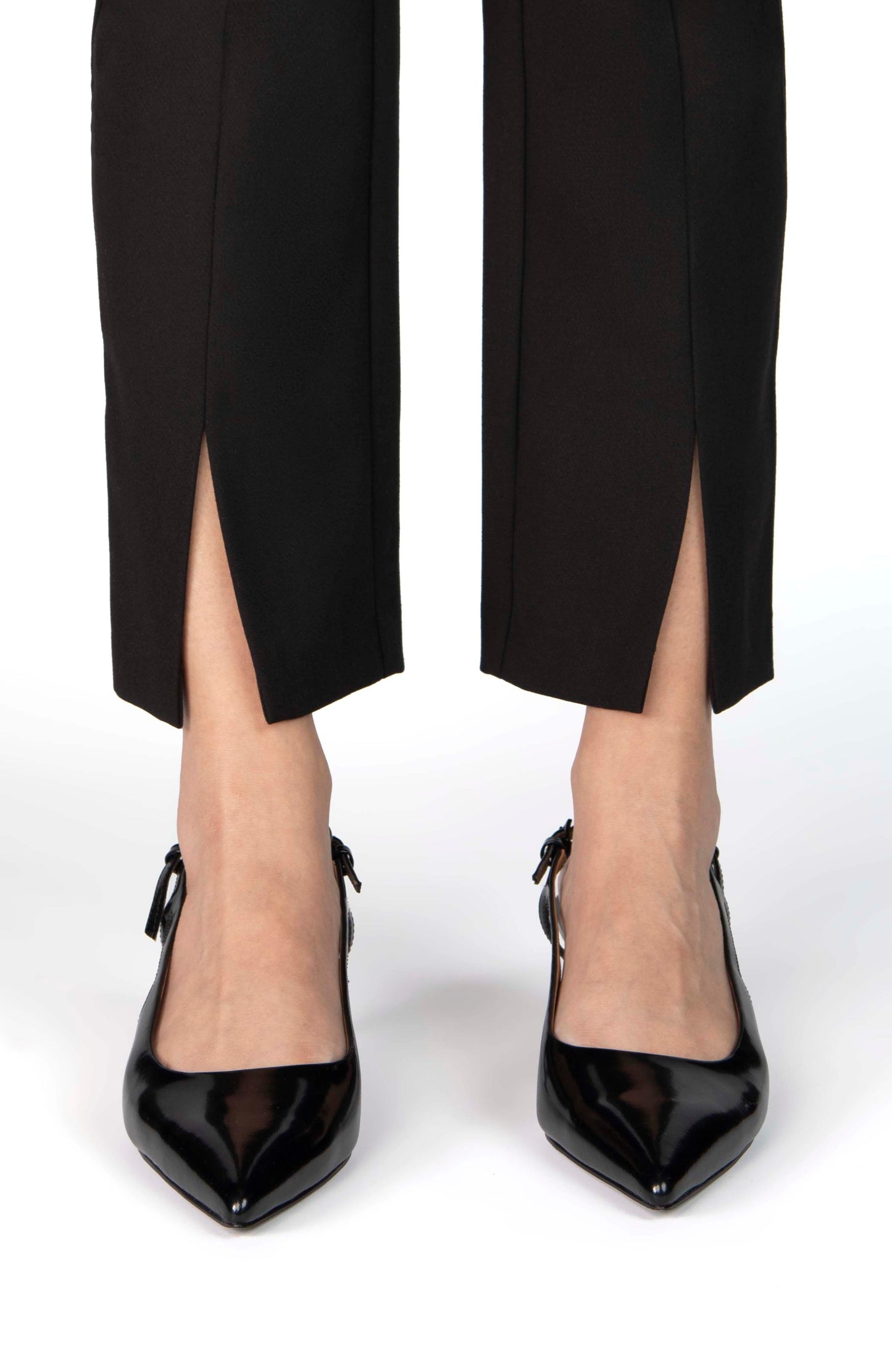 The Phillip Slit Pant - Onyx