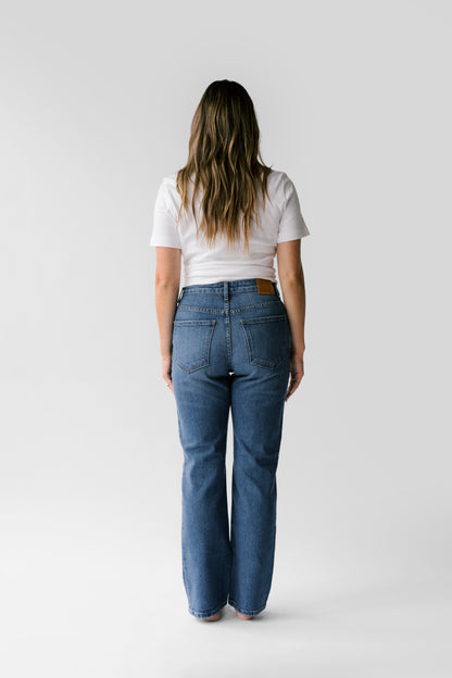 The Kate High-Rise Stovepipe Jean - Sapphire