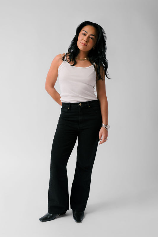 The Rachel Baby Bootcut Jean - Onyx