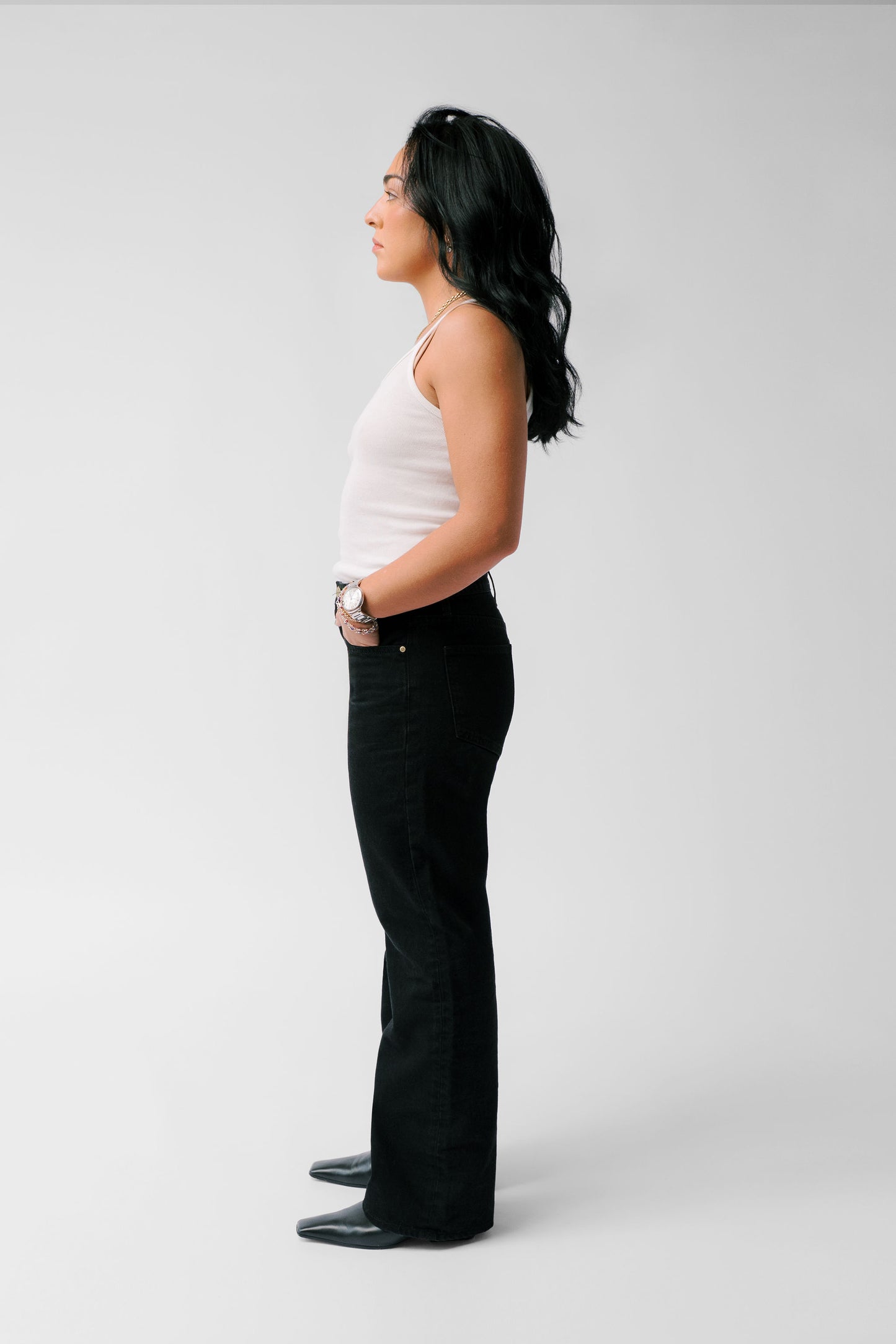 The Rachel Baby Bootcut Jean - Onyx