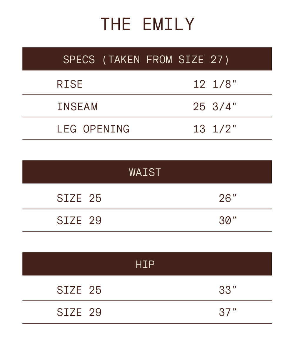 Fit Guide – Nelle Atelier