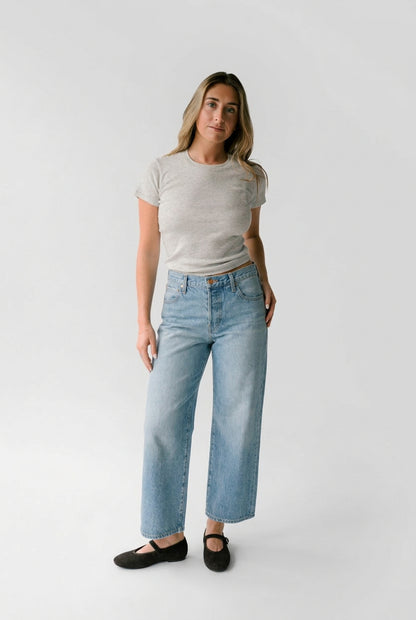 Petite Ankle Straight Leg Jean - The Austyn in Sky