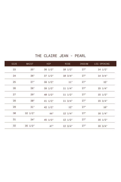 The Claire Jean - Pearl