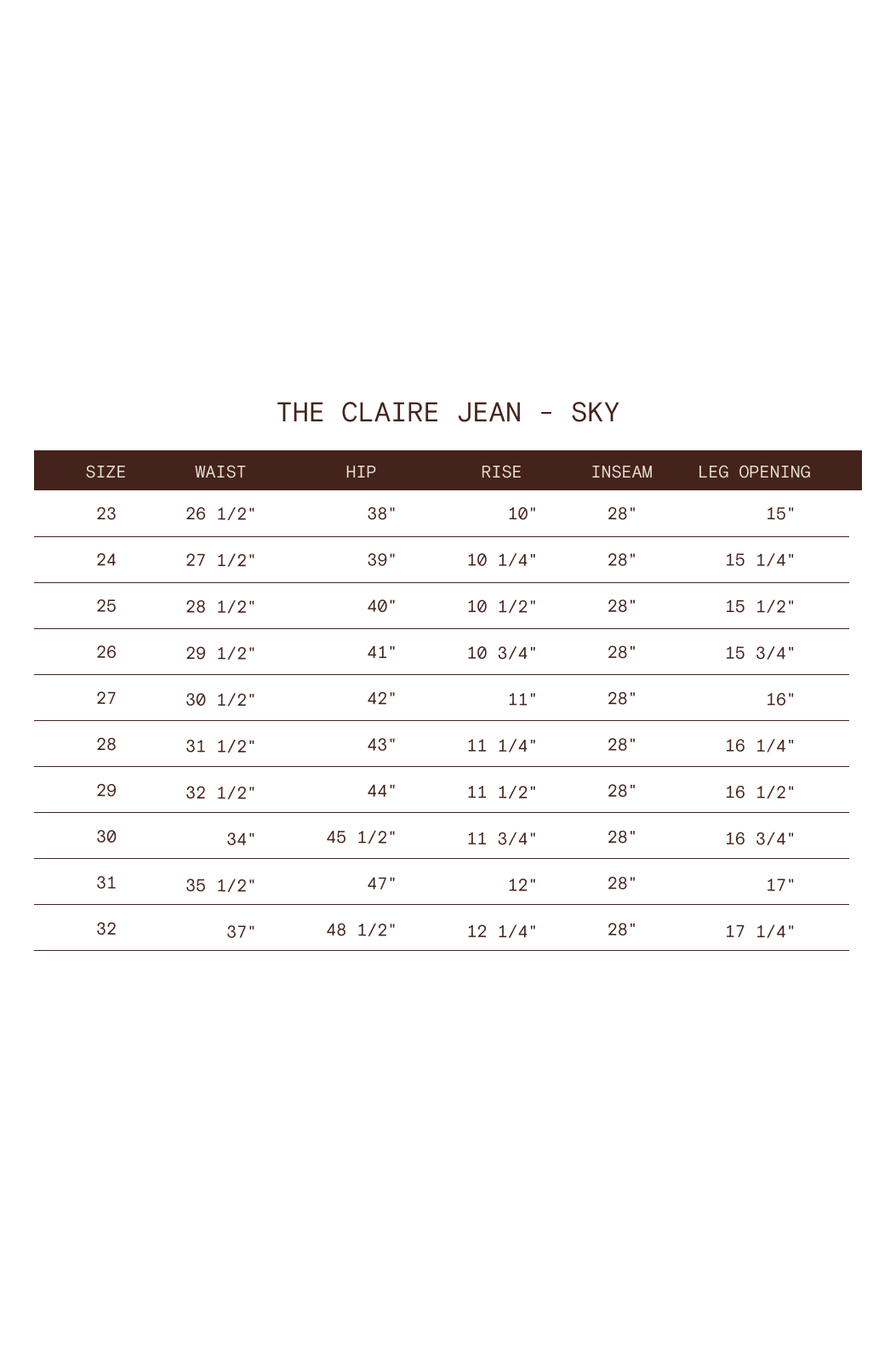 The Claire Jean - Sky