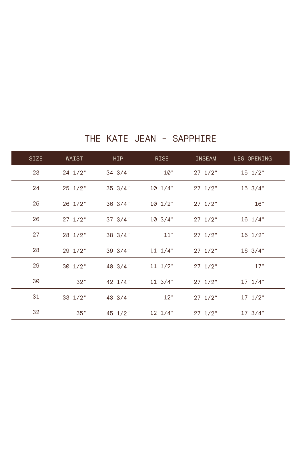 The Kate Jean - Sapphire