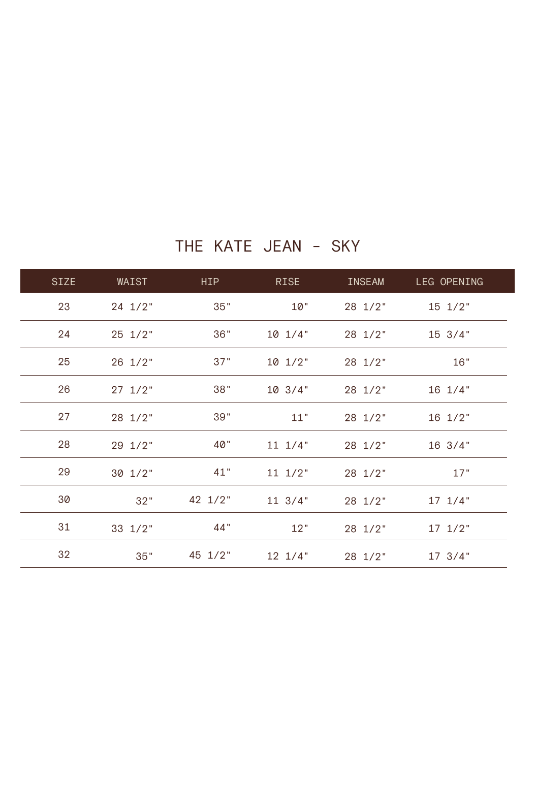 The Kate Jean - Sky
