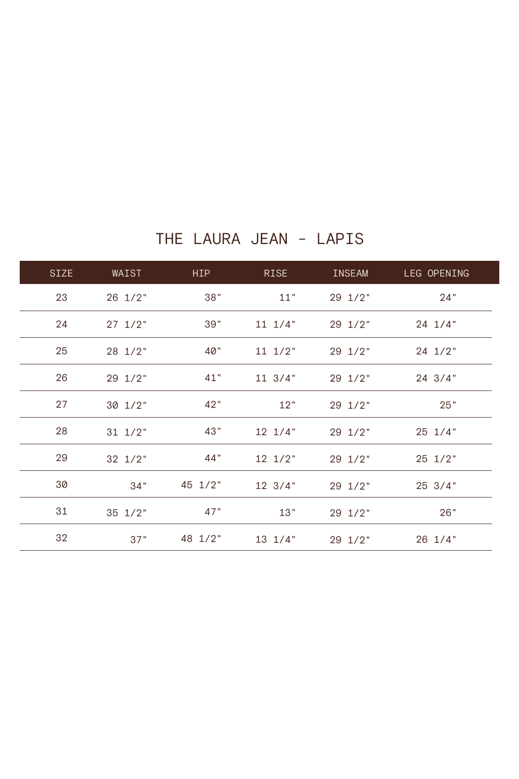 The Laura Jean - Lapis